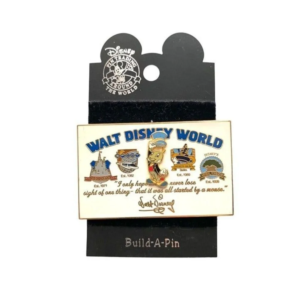 Vintage Walt Disney World 2003 Pinocchio Build A Pin New 2D MGM Epcot Animal